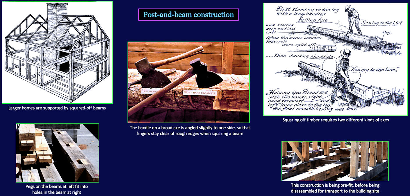 Colonial broad axe, 1700